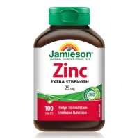 JAMIESON ZINC 25MG TABLETS 100`S